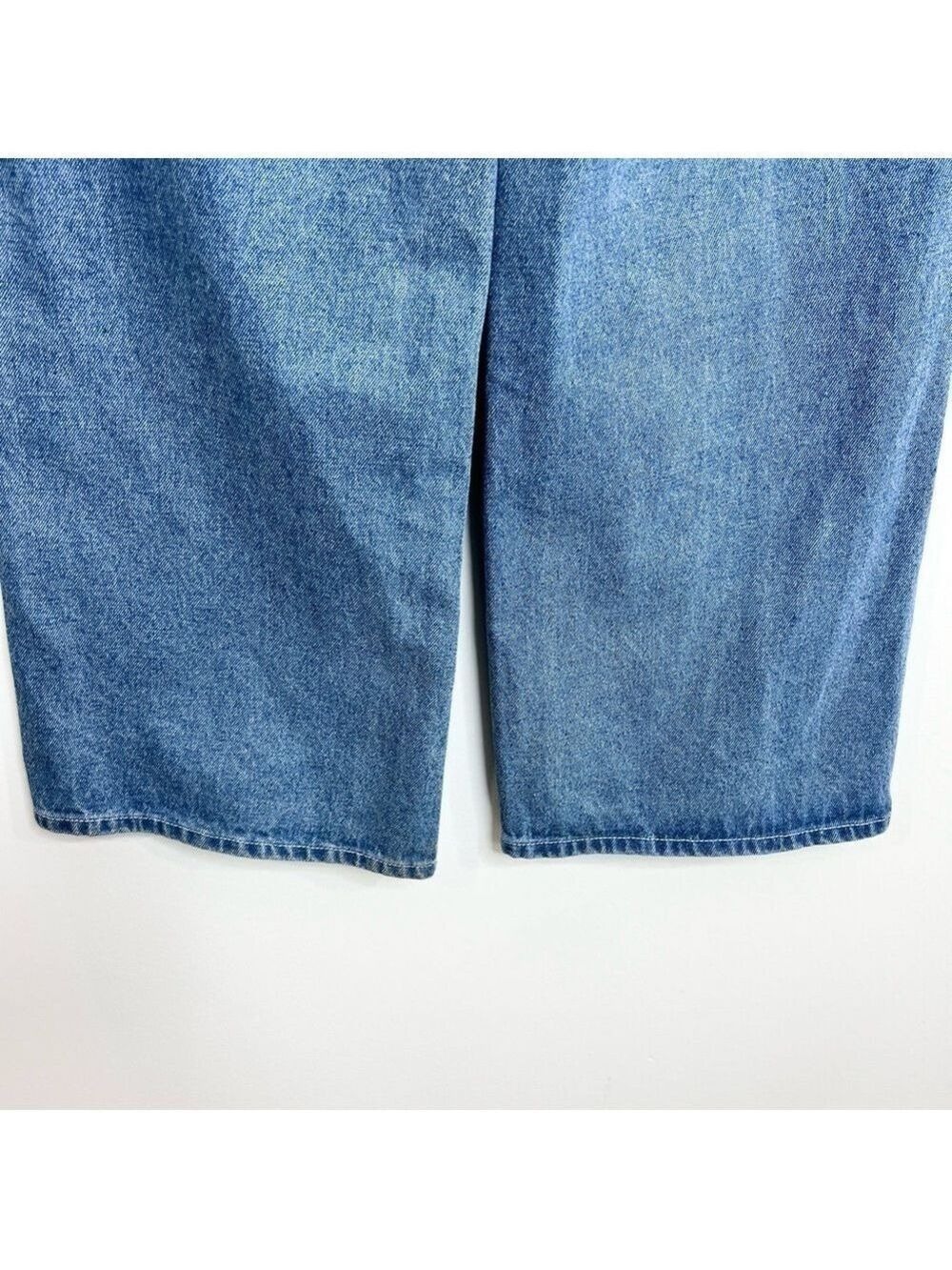 Simons TWIK R&B fit wide leg organic cotton jeans 28 - Picture 7 of 11